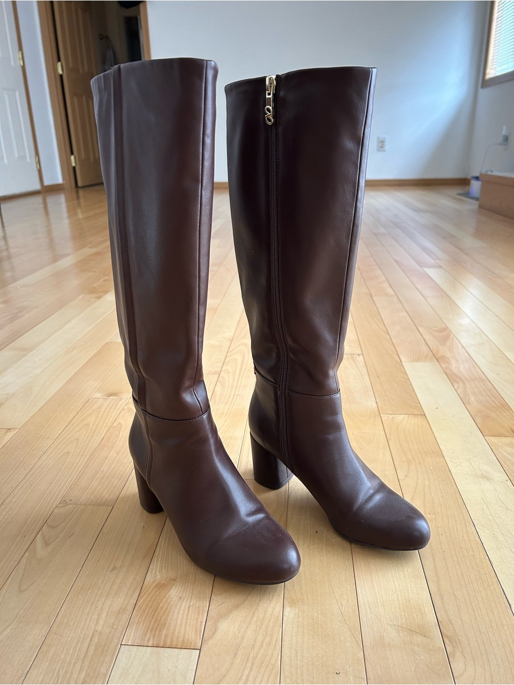 Naturalizer Women's Dark Brown Over-the-Knee Leather Boots